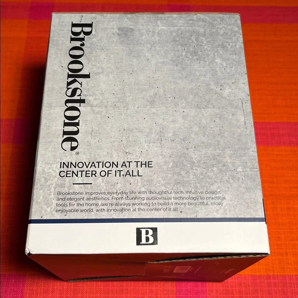 Brookstone Black and White Wireless LED Speaker - Picture 5 of 5